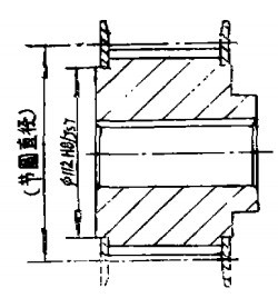 同步带轮结台件简图