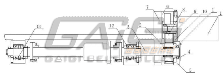 丝杠传动用径向卸荷装置